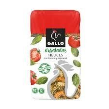 Макарони Gallo Ensaladas Helices спіральки з томатами та шпинатом 450 гр НФ-00014503 фото