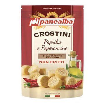 Сухарики CROSTINI paprika PIpanealba 100 гр( 12 штук ящик) НФ-00008820 фото