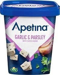 Сир фета Apetina часник-петрушка 430 гр НФ-00006093 фото