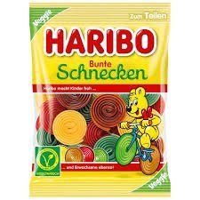 Желейні цукерки Haribo Bunte Schnecken 160 гр рулетиком НФ-00014234 фото