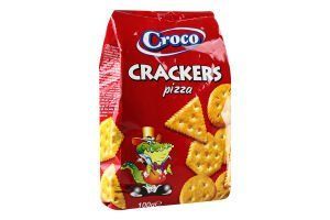 Крекер Croco Crackers Toр зі смаком піци 150 гр НФ-00011272 фото