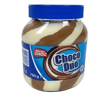 Шоколадна паста Mister Choco duo Cacao Creme 750 гр НФ-00002755 фото