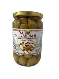 Оливки зелені Yunus з мигдалем 700 гр НФ-00000343 фото