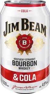 Напій алкогольний Jim Beam Whiskey-Cola 330 гр НФ-00014643 фото