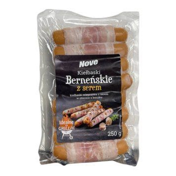 Сосиски Nove Bernenskie із сиром та беконом 250 гр НФ-00013624 фото