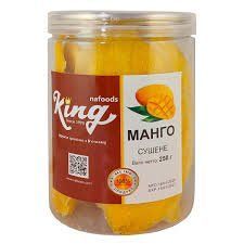 Манго сушене в банці King 250 гр НФ-00013155 фото