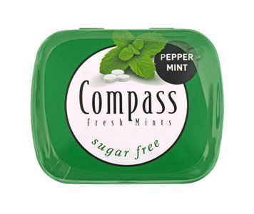 Льодяники Compass Fresh Mint освіжаюча мята 14 гр НФ-00008549 фото