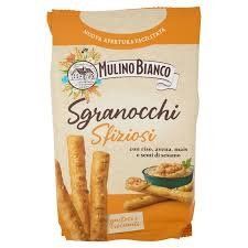 Хлібні палички Mulino Bianco Sgranocchi Sfiziosi з конжутом 210 гр НФ-00014302 фото