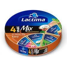 Плавлені сирки Lactima Mix зі смаками 140 гр НФ-00000653 фото