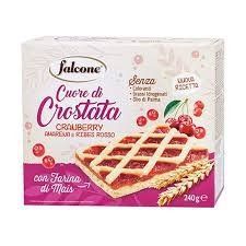 Печиво Falcone Crostata вишня журавлина 240 гр 12 шт ящ НФ-00013378 фото