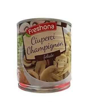 Печериці нарізані Freshona 185 г 12 шт ящик НФ-00010853 фото