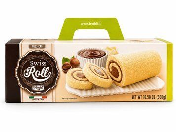 Бісквітний рулет Freddi Swiss Roll Nuss-Cao з горіхово-шоколадним кремом 300 г НФ-00016185 фото