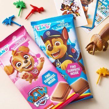 Молочний шоколад Happyland paw patrol з сюрпризом 80 г НФ-00015759 фото