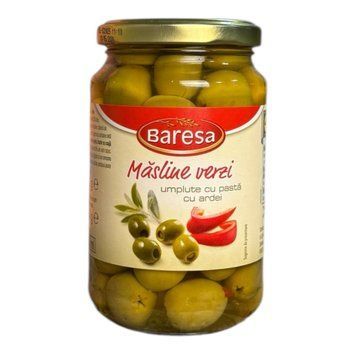 Оливки Baresa фаршировані перцем 340 гр НФ-00003133 фото