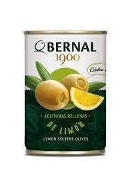 Оливки Bernal фаршировані лимоном Limon 292 гр жб НФ-00006257 фото