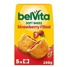 Печиво Belvita Soft Strawberry з полуничним кремом 250 гр НФ-00014877 фото
