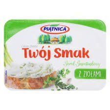 Сир вершковий Piatnaca Twoj Smak з зеленню 135 гр НФ-00015442 фото