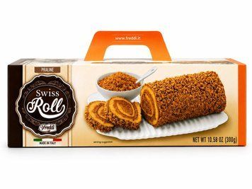 Бісквітний рулет Freddi Swiss Roll Praline з кремом праліне 300 г НФ-00016186 фото