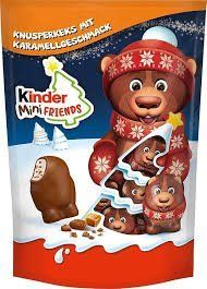 Цукерки Kinder Mini friends caramel beuter 122 гр ведмідь код 4988 НФ-00014430 фото