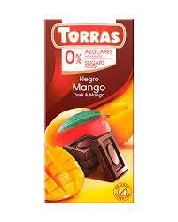 Шоколад чорний Torras з манго без цукру 75 гр код 532 НФ-00005849 фото