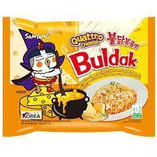 Локшина Buldak Quattro Cheese 140 оранжева НФ-00015496 фото
