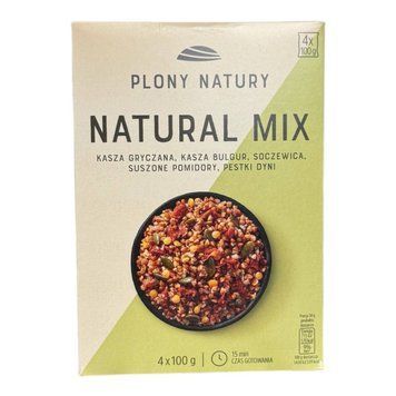 Каша Plony Natury Natural mix (гречка) 400 гр НФ-00007650 фото