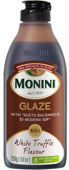 Соус бальзамічний Glaze Monini з білим трюфелем 250 мл пластик НФ-00014749 фото