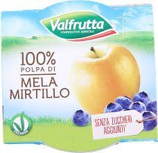 Фруктове пюре Valfrutta яблуко+лохина 200 гр НФ-00013443 фото