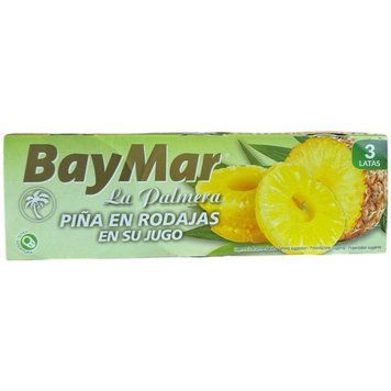 Ананас Baymar консервований 3х227 гр (кільця) НФ-00012221 фото