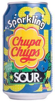 Газований напій Chupa Chups Blueberry Flavour 345 мл 24 шт ящ НФ-00000813 фото