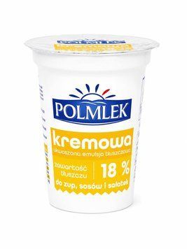 Сметана 18% Polmlek 400 г НФ-00016505 фото