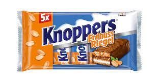 Батончики з арахісом Knoppers Erdnuss Riegel 200 гр НФ-00006273 фото