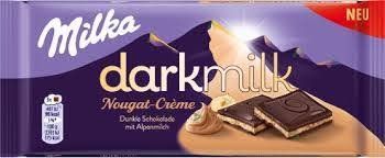 Шоколадка Milka darkmilk Nougat-Creme 85 гр НФ-00014653 фото