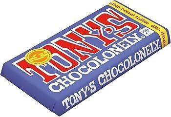 Шоколадка Tony's dunkle vollmich 42% brezel toffee 180 г НФ-00011166 фото