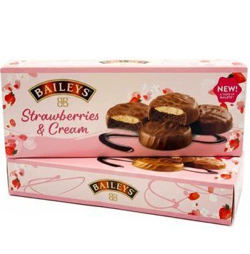Печиво Baileys Creams Strawberry Milk Choc 128 г НФ-00015716 фото