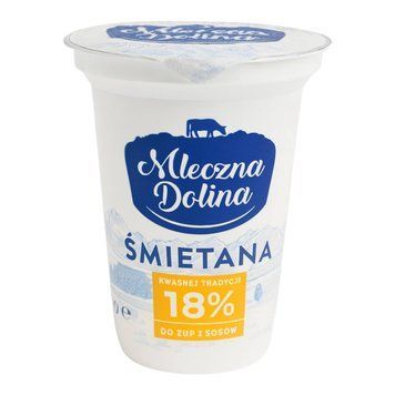 Сметана 18% Mleczna Dolina 400 гр НФ-00001020 фото