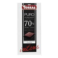 Шоколад Torras чорний 70% какао 200 гр НФ-00012355 фото