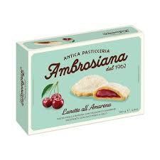 Печиво Ambrosiana Lunette all Amarena вишня 140 гр НФ-00013482 фото