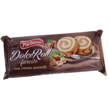 Рулет Piy Buono Dolce Roll горіховий 200 гр НФ-00015448 фото