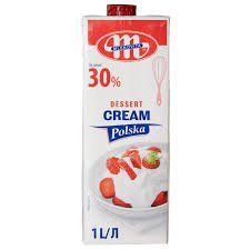 Вершки 30 % Mlekovita 1 л НФ-00001024 фото