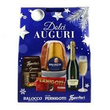 Подарунковий набір Dolci Auguri 4 позиції синій НФ-00014555 фото