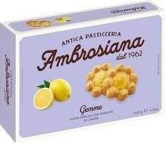 Печиво Ambrosiana Gemme лимонне 140 гр НФ-00013486 фото