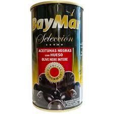 Оливки BayMar чорні з кісточкою 370 гр НФ-00014415 фото