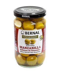Оливки Bernal фаршировані мигдалем 300 гр НФ-00003401 фото
