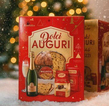 Подарунковий набір Dolci Auguri 4 позиції червоний НФ-00014556 фото