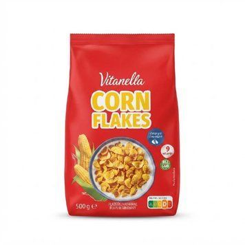 Пластівці кукурудзяні Vitanella Corn Flakes 500 гр НФ-00010071 фото