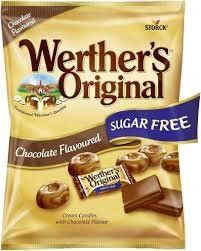 Карамельні цукерки Werthers original без цукру Chocolate 60 гр НФ-00011344 фото