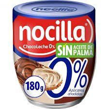 Шоколадна паста Nocilla шоколадно-молочна з фундуком без цукру 180 гр НФ-00013980 фото