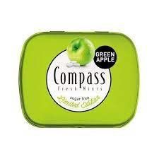 Льодяники Compass Green Apple зелене яблуко 14 гр НФ-00005526 фото