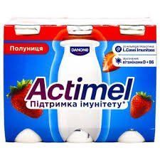 Йогурт Actimel Danone 6*100 гр НФ-00002928 фото